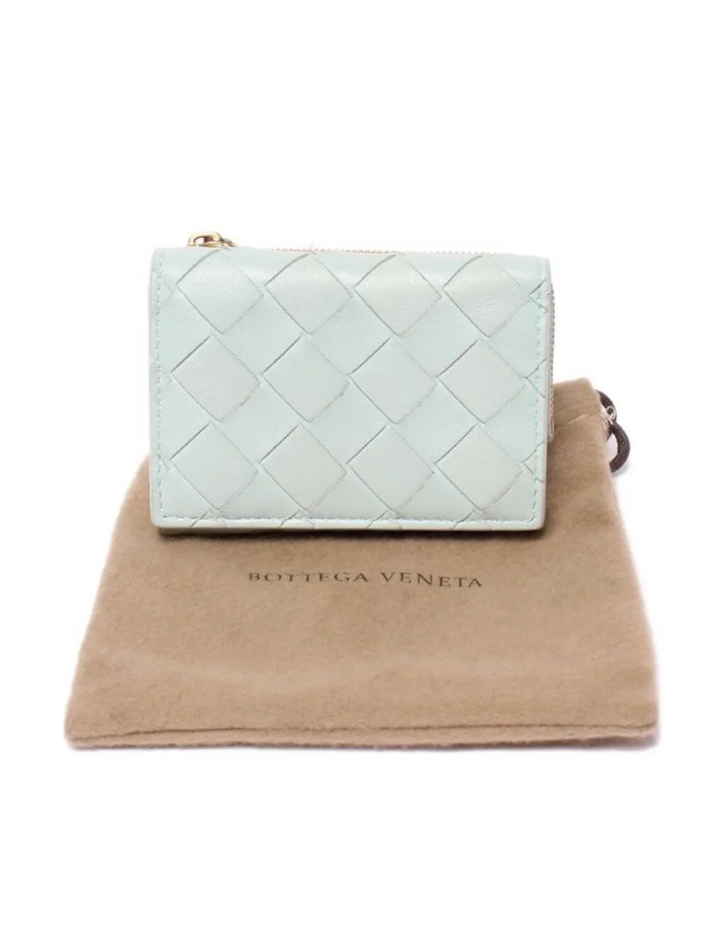 Bottega Veneta Trifold Wallet Intrecciato